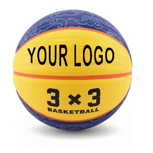 Balón de <span class=keywords><strong>Baloncesto</strong></span> Personalizado con Logotipo, PU Amarillo y Morado, Cámara de Goma Natural, Peso Oficial <span class=keywords><strong>3X3</strong></span>, Tamaño 6, para Entrenamiento, Promoción y Publicidad - Product Image 1