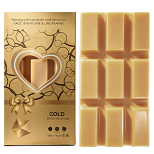 Bloc de <span class=keywords><strong>cire</strong></span> dure dorée 500g à 9 grilles, à faible point de fusion, pour épilation visage, maillot et aisselles, pour salons de beauté et spas, marque privée - Product Image 3
