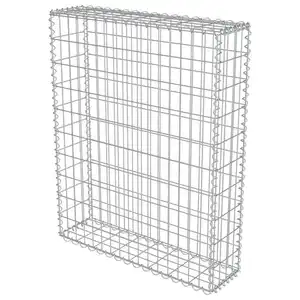 Hàn mạ kẽm dây sắt hàng rào đá lồng tường gabion hộp