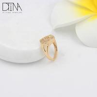 Cincin Wanita Model Terbaru Berkualitas Tinggi Lapis Emas 18k Cantik Grosir Perhiasan Cina