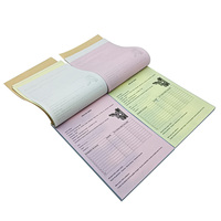 Impression personnalisée 2 3 4 5 plis Ncr autocopiant Cf Cb papier enregistrement de paiement chèque cahier reçu fiscal facture caisse registre livre