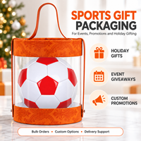 Aiju Vente en gros Ballon de football personnalisé en PU/PVC durable et écologique, taille 5, cousu à la machine, pour intérieur/extérieur, idéal comme souvenir de Noël