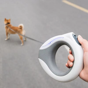 Doe Pet 3M Retractable LED Light Automatic Chargeable Flexible Dog Puppy <strong>Cat</strong> Traction Rope Belt Dog <strong>Leash</strong> for Large Dogs Product - Product Image 4