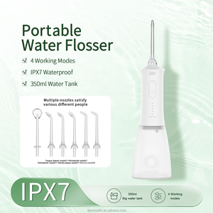Irrigatore Orale Dentale con Serbatoio d'Acqua da 350ml, Impermeabile IPX7, 4 Modalità di Funzionamento, Idropulsore Elettrico Portatile - Product Image 1