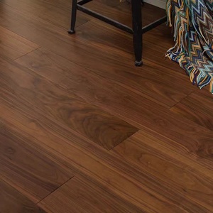 Revêtement de sol en noyer noir massif noble de surface vernis délicat <span class=keywords><strong>Parquet</strong></span> à haute résistance à la compression Plancher de bois dur lisse - Product Image 3