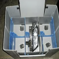 Caisse palette en plastique robuste, pliable, grande capacité, empilable, recyclable, durable et solide