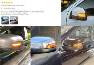 ไฟ LED แสดงสถานะแบบไดนามิกสำหรับ <span class=keywords><strong>Ford</strong></span> Everest 2015-2019 <span class=keywords><strong>Ranger</strong></span> T6 Raptor <span class=keywords><strong>wildtrak</strong></span> - Product Image 5