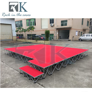 Wedding <b>Stage</b> <b>Platform</b> with Staircase Aluminum Smart <b>Stage</b> <b>Platform</b> Portable <b>Stage</b> Outdoor Smart <b>Stage</b> for Events and Wedding - Product Image 4
