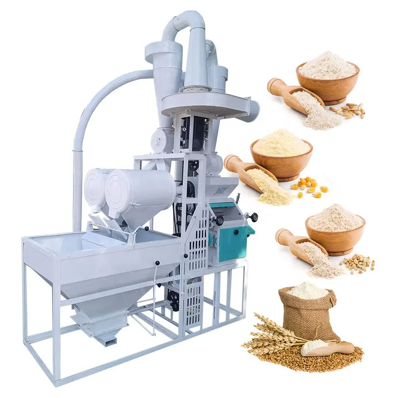 جدا غرامة طحن القمح خط إنتاج مطحنة دقيق الذرة البطاطس آلة طحن في الإمارات للقمح