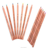 Crayons de couleur écologiques en bois naturel de haute qualité pour étudiants, promotionnels, pour dessin et croquis