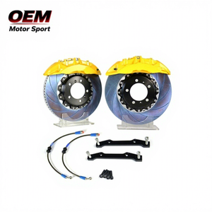 Kit de Frenos Delanteros de Alto Rendimiento OEM MOTOR SPORT para Chevrolet Corvette C8 2020-2024, 6 Pistones, Calibradores Amarillos de 380 mm, Mejora de Rendimiento, 1 Año de Garantía - Product Image 1