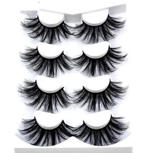 Natural Short Eyelash Strips Private Label Synthetic <b>Lashes</b> Wholesale Wispy 12mm Faux <b>Mink</b> Full Strip Eyelash with Custom Box - Product Image 4