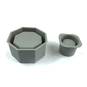 Juego de moldes de silicona para macetas de flores de 16.3cm, 9.2cm y 10cm para cemento, yeso y manualidades - Product Image 2