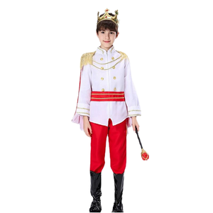 Costumes de <span class=keywords><strong>roi</strong></span> victorien pour garçons, déguisement d'Halloween pour enfants, tenue de cosplay médiévale, costume de fête, ensemble complet pour spectacle sur scène pour enfants - Product Image 1