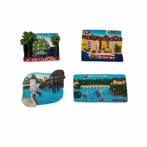 Pegatina de resina suizo-danesa para refrigerador, recuerdo de atracciones turísticas, pegatina 3D tridimensional para refrigerador, regalo de recuerdo - Product Image 2