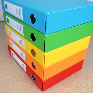 Color <b>File</b> <b>Box</b> Rectangle 20-35L Plastic Document Storage Office Organizer Blue Green Yellow Orange Red Pink Wall Mounted Type - Product Image 3