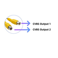 Adaptateur USB vers CVBS pour autoradio Android, sortie AV-OUT vers écran, boîtier de sortie vidéo CVBS