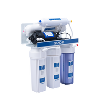 Système de filtration d'eau par osmose inverse en 5 étapes, purificateur d'eau RO pour la maison, usage domestique, 75 GPD avec réservoir sous pression