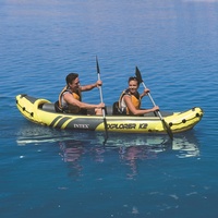 Intex 68307 Gonflable Bateau De Pêche Kayak Explorer K2 Canoë Kayak 2 Homme Kayak