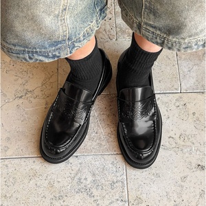 Nouvelles chaussures mocassins pour hommes de grande taille, confortables, de bonne qualité, à bout rond, chaussures en cuir pour hommes d'affaires, mode - Product Image 2