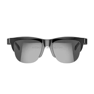 Óculos de sol f06, novo óculos com lentes azuis para ouvido e música, f06, topo azul, 2023