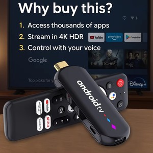 H96 MAX 2026 Quad Core 4K Android 14 <span class=keywords><strong>Fire</strong></span> TV Stick 2GB/16GB RAM/ROM Wi-Fi 6 Europa Reino Unido - Product Image 1