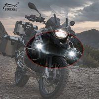 Feux de route LED haute puissance 60W pour moto, design optique Little Bird View, lumière blanche et jaune, lampe auxiliaire pour BMW