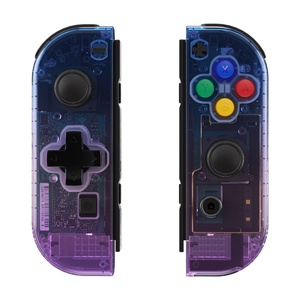 EXtremeRate Gradient Translucent Bluebell Replacement Housing Shells <b>Case</b> Cover for Nintendo <b>Switch</b> & <b>Switch</b> OLED Dpad Version - Product Image 2