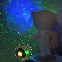 Projecteur astronaute galaxie LED télécommande ciel étoile veilleuse sortie galaxie projecteur astronaute avec haut-parleur dent bleue