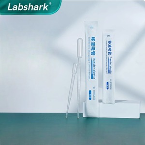Pipette de pasteurisation aseptique Labshark Pipette <span class=keywords><strong>Pasteur</strong></span> jetable en plastique en caoutchouc Emballage indépendant pour laboratoires - Product Image 3