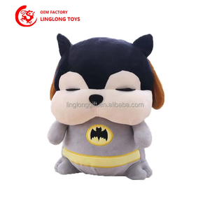 OEM 100% poliéster gris relleno <span class=keywords><strong>Guppy</strong></span> bordado animales de dibujos animados juguetes de peluche para niños personalizado suave mascota corporativa Decoración - Product Image 4