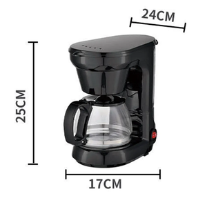 Petite cafetière de 750 ml, machine à café compacte avec filtre réutilisable, plaque chauffante et cafetière pour la maison et le bureau - Product Image 6