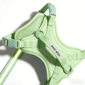 Reflective <b>Dog</b> <b>Harness</b> Leash Collar Set Adjustable No Pull Pet Walking Set for <b>Small</b> Medium <b>Dogs</b> OEM/ - Product Image 4