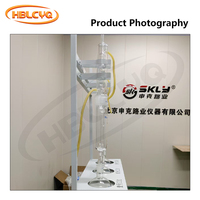 Soxhlet Extractor, Soxhlet Extraction Apparatus for Oil and Fat Analysis, Lab Glassware