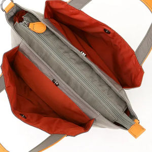 Bolsa de compras de nailon con estampado de lunares, bordada, de gran capacidad, ecológica, con logotipo personalizado de alta calidad al por mayor - Product Image 4