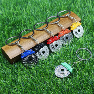 Wsnbwye Porte-clés en métal 3D DIY, style caricature, avec plaque de frein à sublimation - Product Image 6