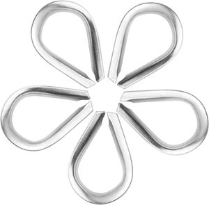 Cáp gian lận 304 dây thép không gỉ Dây <span class=keywords><strong>thimbles</strong></span> - Product Image 5