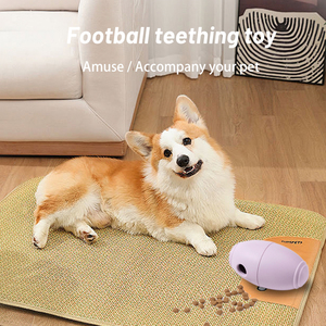 Bola Kaki <span class=keywords><strong>Mini</strong></span> kustom untuk hewan peliharaan mainan lempar interaktif kualitas tinggi untuk anjing kecil sedang mainan kunyah tahan lama untuk mangkuk hewan peliharaan - Product Image 2