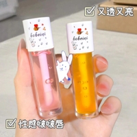 Gloss à lèvres transparent Bobeini, hydratant, non collant, brillance douce, soin quotidien des lèvres pour les lèvres sèches, confort toute la journée