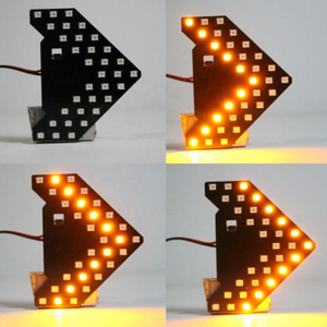 Feux de signalisation dynamiques avec balayage de signal, clignotants automatiques à flèche, 33 SMD 12V, lampe de rétroviseur, panneaux d'indicateurs LED pour voiture - Product Image 6