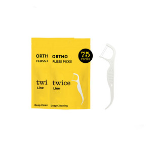 50 pièces OEM d'usine, cure-<span class=keywords><strong>fil</strong></span> <span class=keywords><strong>dentaire</strong></span> <span class=keywords><strong>orthodontique</strong></span> jetable ultra-fin à double <span class=keywords><strong>fil</strong></span> plat en forme de nœud et en forme de hippocampe - Product Image 4