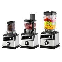 Mixeur multifonction 3-en-1 : Blender, Centrifugeuse, Robot Culinaire, Mixeur à Fruits, Préparateur de Smoothies, Mixeur Nutri, Broyeur
