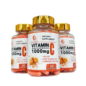 Gmp ajuda a melhorar o sistema de imunidade, anti-envelhecimento ácido ascorbic vitamina c pílulas vitamina c cápsulas suplemento de cuidados da saúde