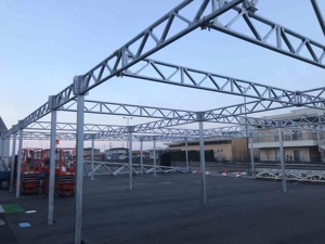 Abri de voiture solaire avec double <span class=keywords><strong>poteau</strong></span> en acier galvanisé à chaud <span class=keywords><strong>pour</strong></span> les structures de montage d'abri de voiture à panneaux PV - Product Image 2