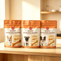 Sacs refermables écologiques personnalisables de 500g et 1kg, imprimés, anti-odeur, pour l'emballage d'aliments pour animaux de compagnie