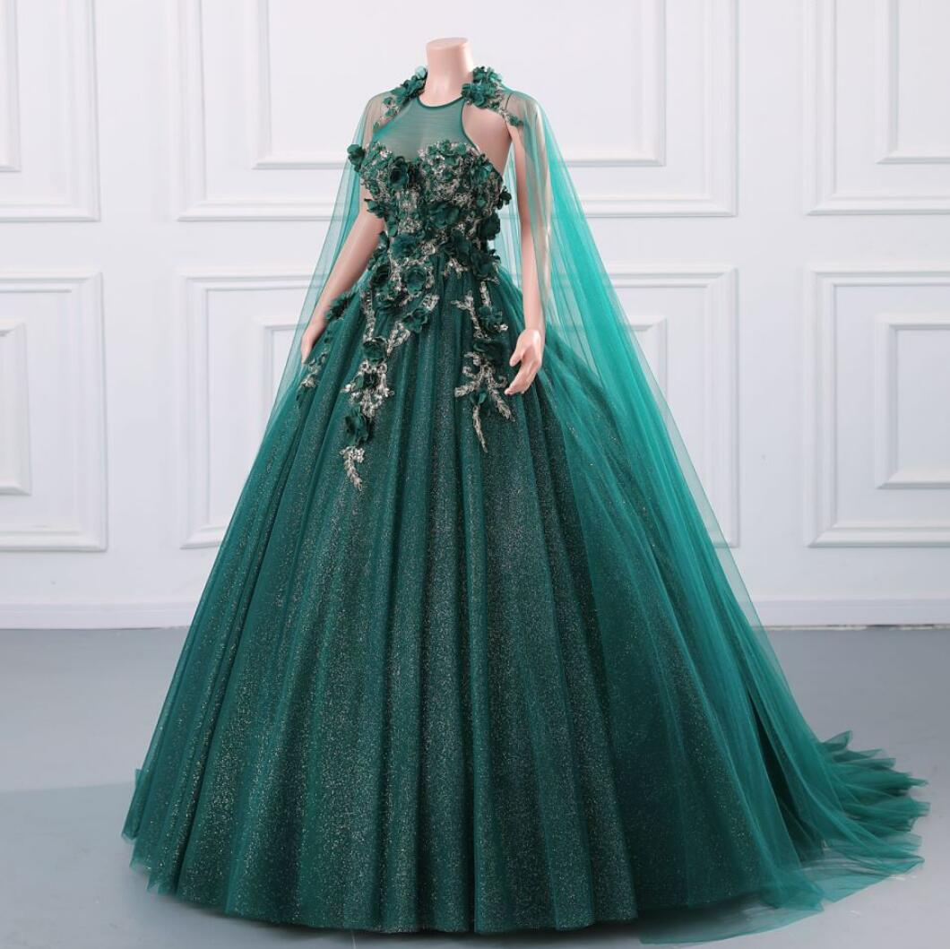 green emerald velvet dress Elegant Emerald Green Gold Lace Beaded Long Sleeve Henna Wedding Kaftan Gown 36 main image 0