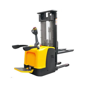 Apilador eléctrico de <span class=keywords><strong>2</strong></span> toneladas, capacidad máxima de 4400lbs, altura de elevación, apilador de pie alimentado por batería de 5M con frenado electromagnético - Product Image 2