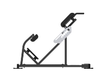 Banc d'hyperextension portable et réglable pour la musculation, chaise romaine, écologique, durable, garantie 10 ans