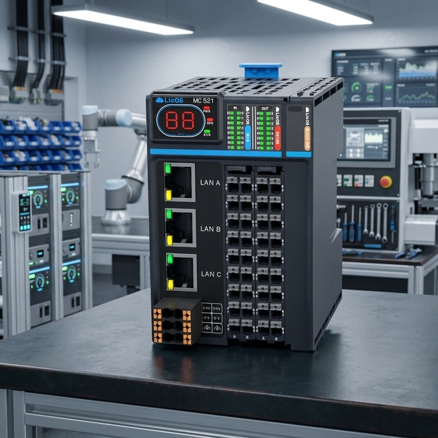 Industrial PAC Motion Controller 16 Axes Control 16 PNP Outputs Support EtherCAT for High Precision Machine System