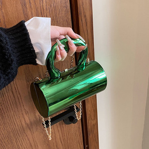 Nuevo Bolso de Acrílico Color Caramelo a la Moda, Bolso de Maquillaje con Cadena y Correa Cruzada - Product Image 4